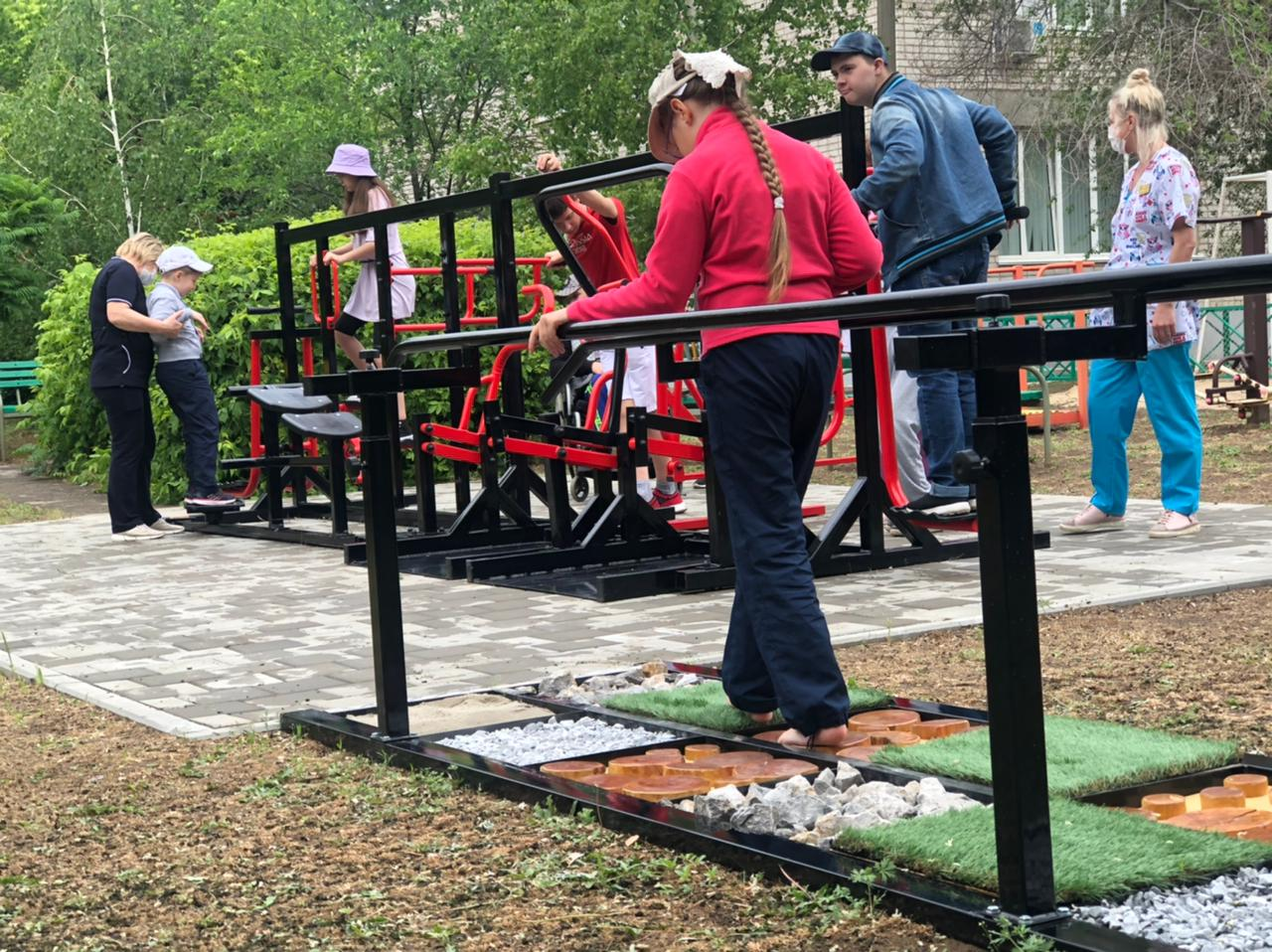 Дорожка для ходьбы с песком 3х1м