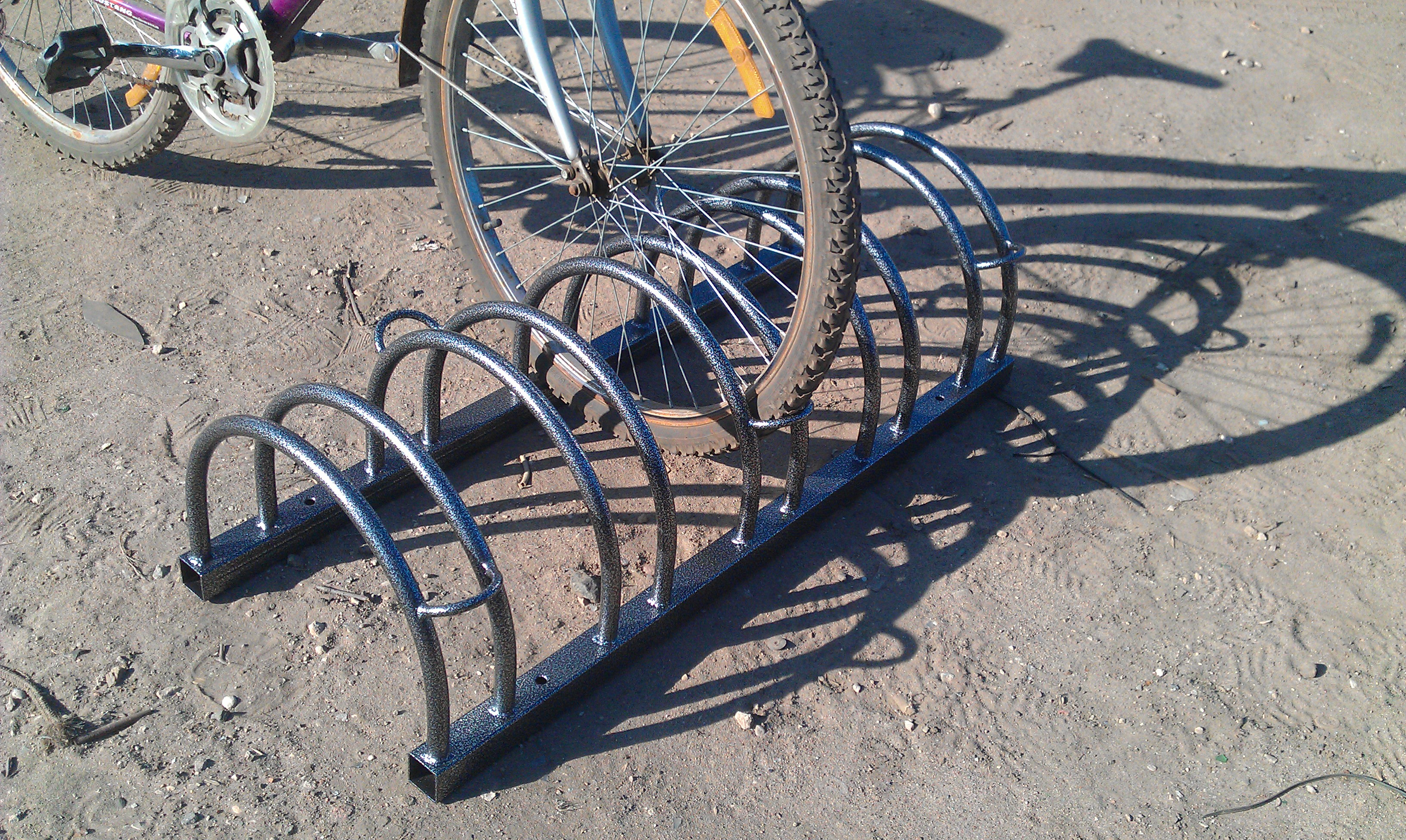 ВП-3-10 Велопарковка массовая полукруг декоративная на 10 мест