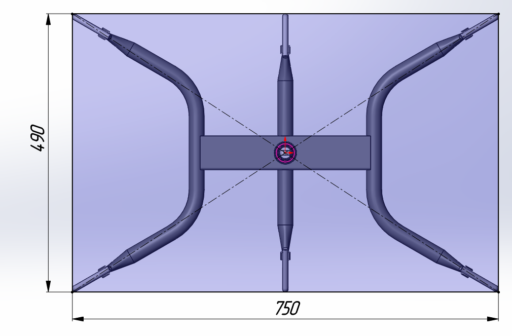 Трапеция  для транспортировки в положении лёжа