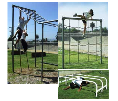 Элементы полосы препятствий (Прыжки, Лабиринт, Разрушенная лестница, Разрушенный мост, Туннель и др)