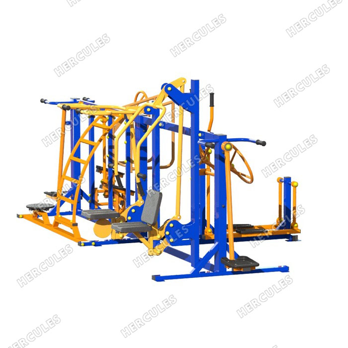 УТИ-001 Уличный тренажерный комплекс для инвалидов-колясочников