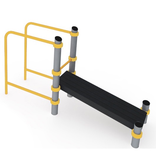 W-2.9.2.2 Брусья и скамья для пресса