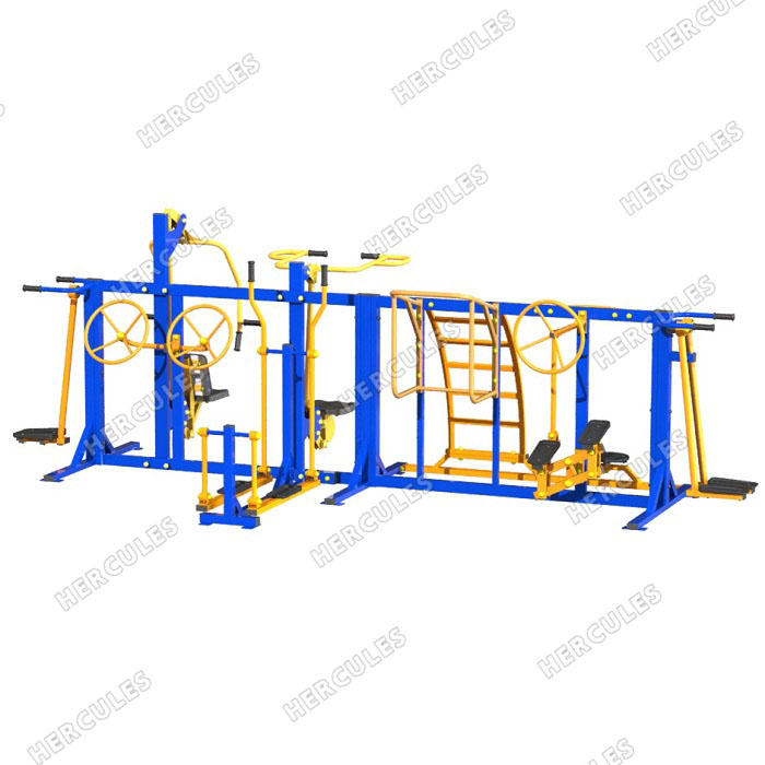 УТИ-001 Уличный тренажерный комплекс для инвалидов-колясочников