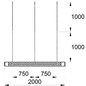 Подвес для качелей БРЕВНО 2,0