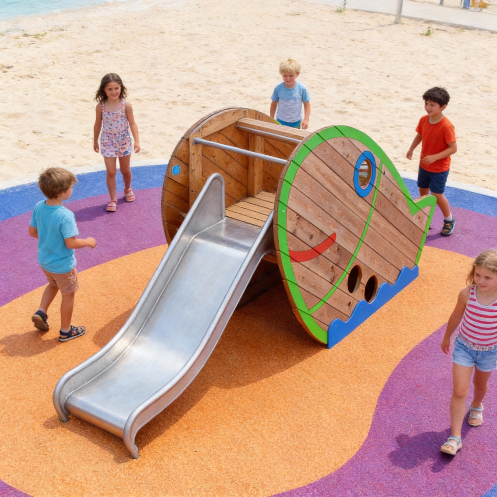 Детский игровой элемент Большая рыбка