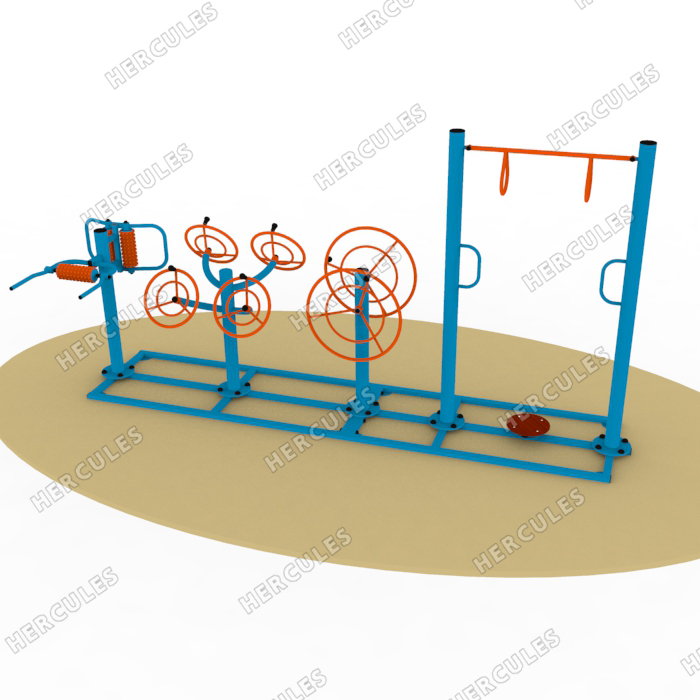 УТК-005 Уличный тренажерный комплекс для пожилых и МГН