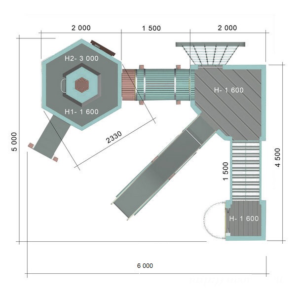 Детская игровая площадка Малый маяк
