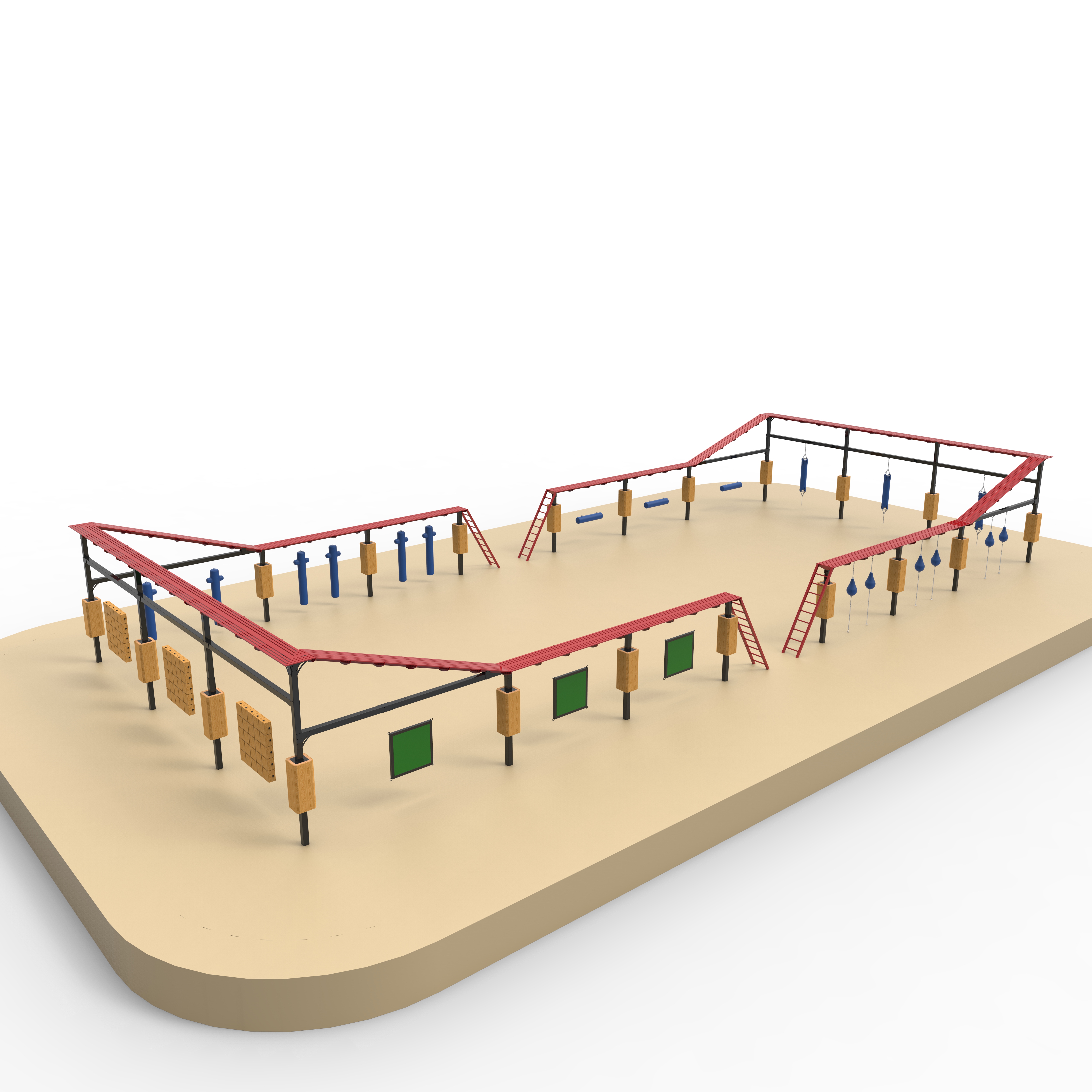 Площадка для рукопашного боя ГЕРКУЛЕС 17