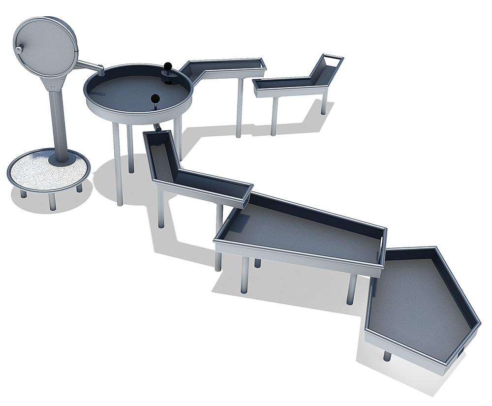 Детская площадка для игр с песком и водой Дельта