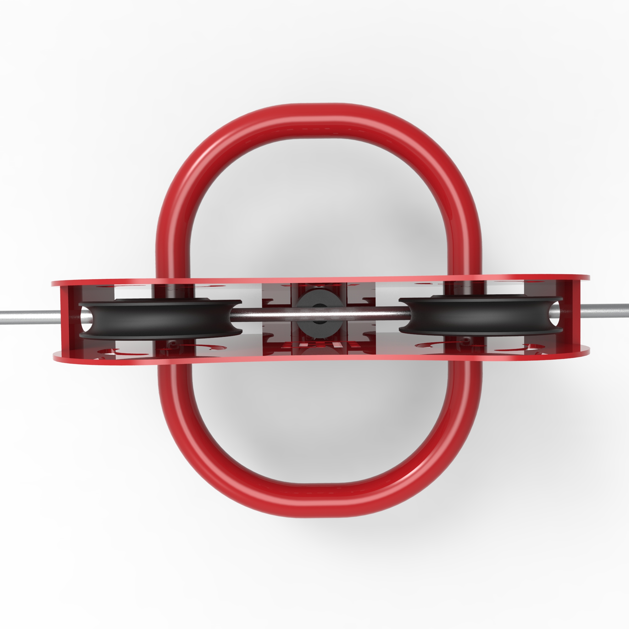 Каретка для канатной дороги (с автоматическим тормозом без нагрузки)