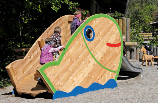 Детский игровой элемент Большая рыбка