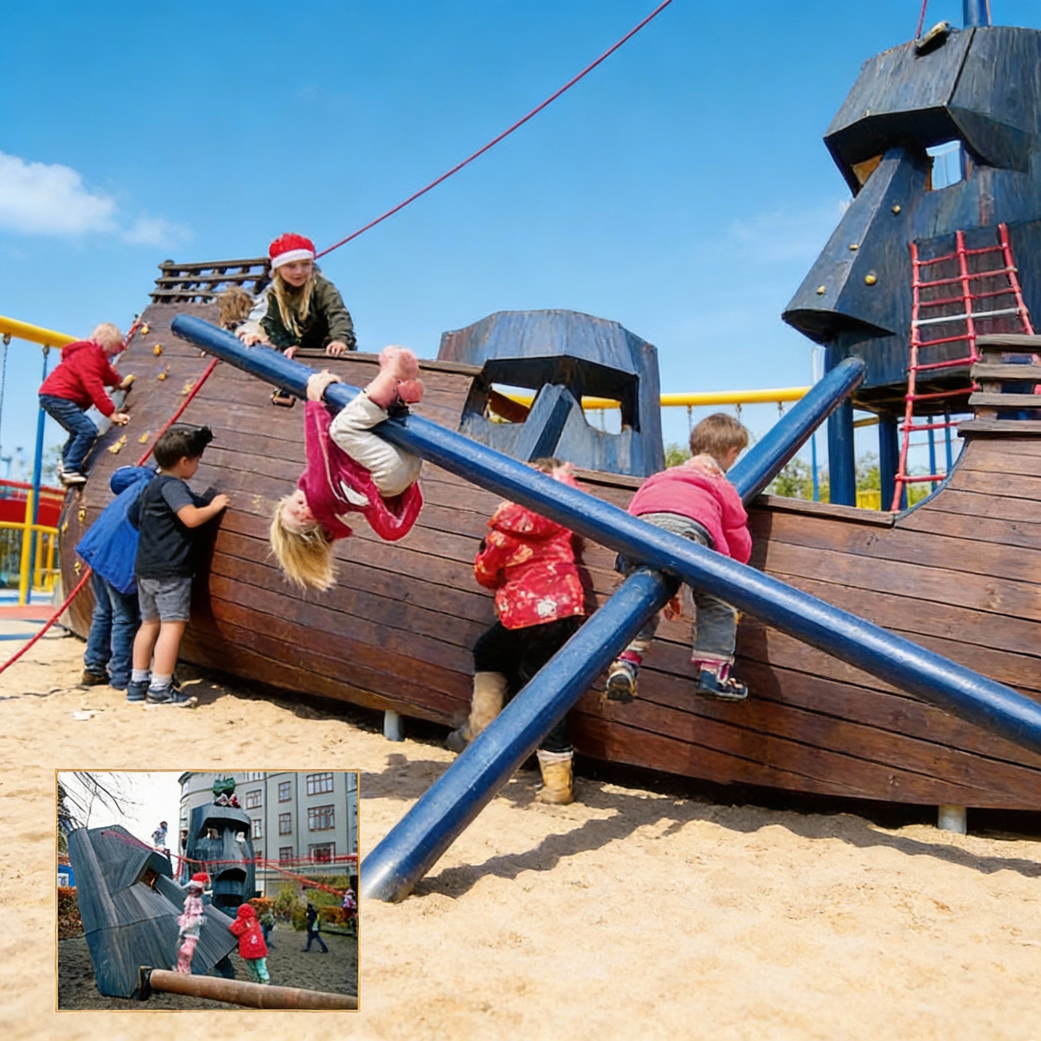 Детская игровая площадка Остров Пасхи