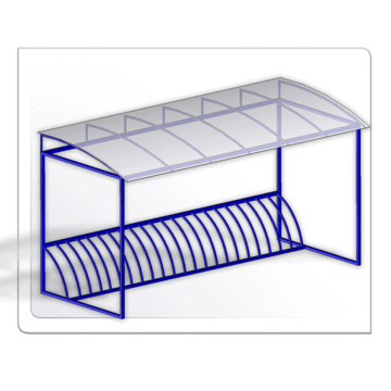 Навес с велопарковкой Stolz