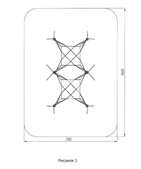 Конструкция для лазания серия "Модуль 2" ЭМ-2052