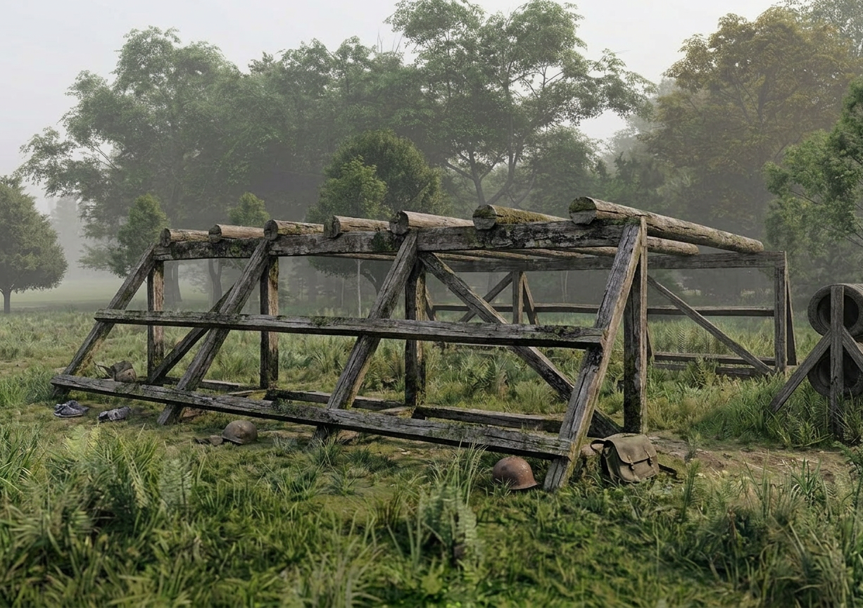 Швея - элемент полосы препятствий Разведчик
