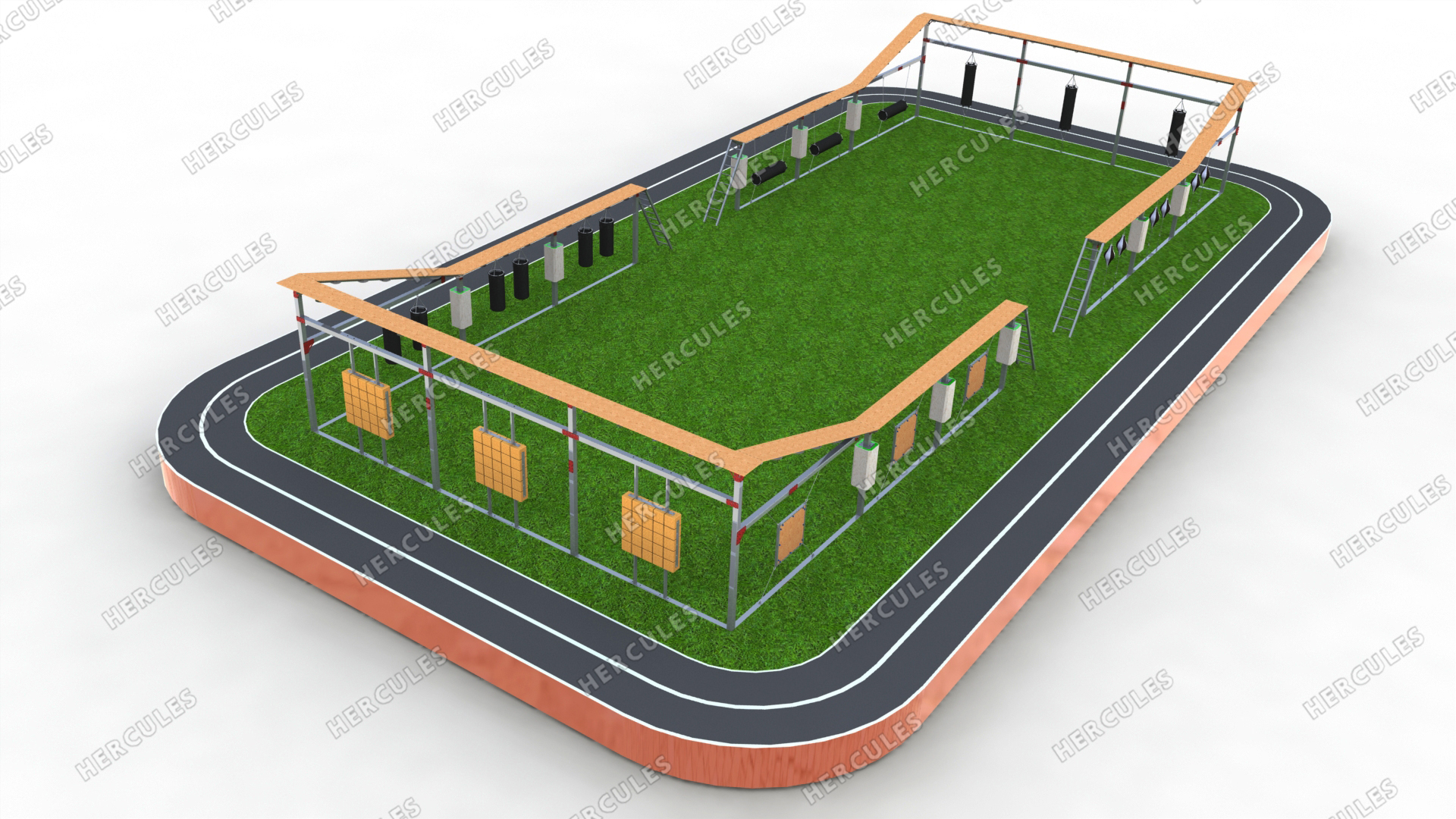 Площадка для рукопашного боя ГЕРКУЛЕС 17
