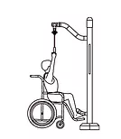 Н-010 Тренажер для разминки рук для колясочников
