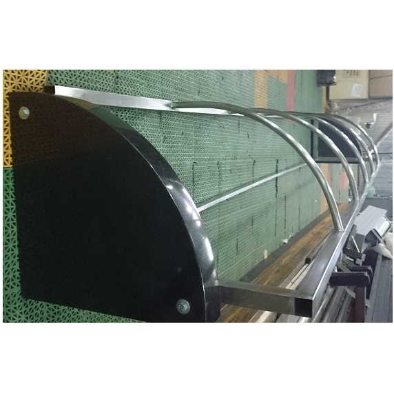 Парковка для колясок (гранит, сталь) 4313