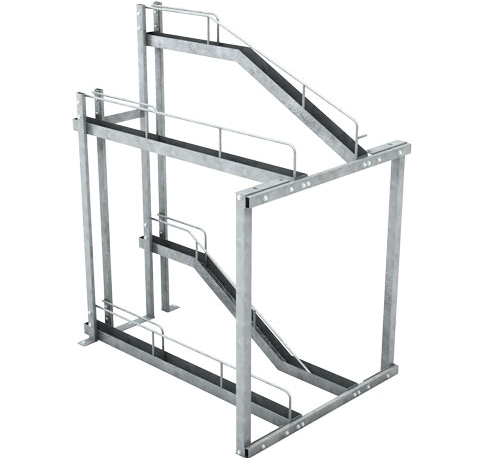 Велопарковка 4-х местная 4-х уровневая