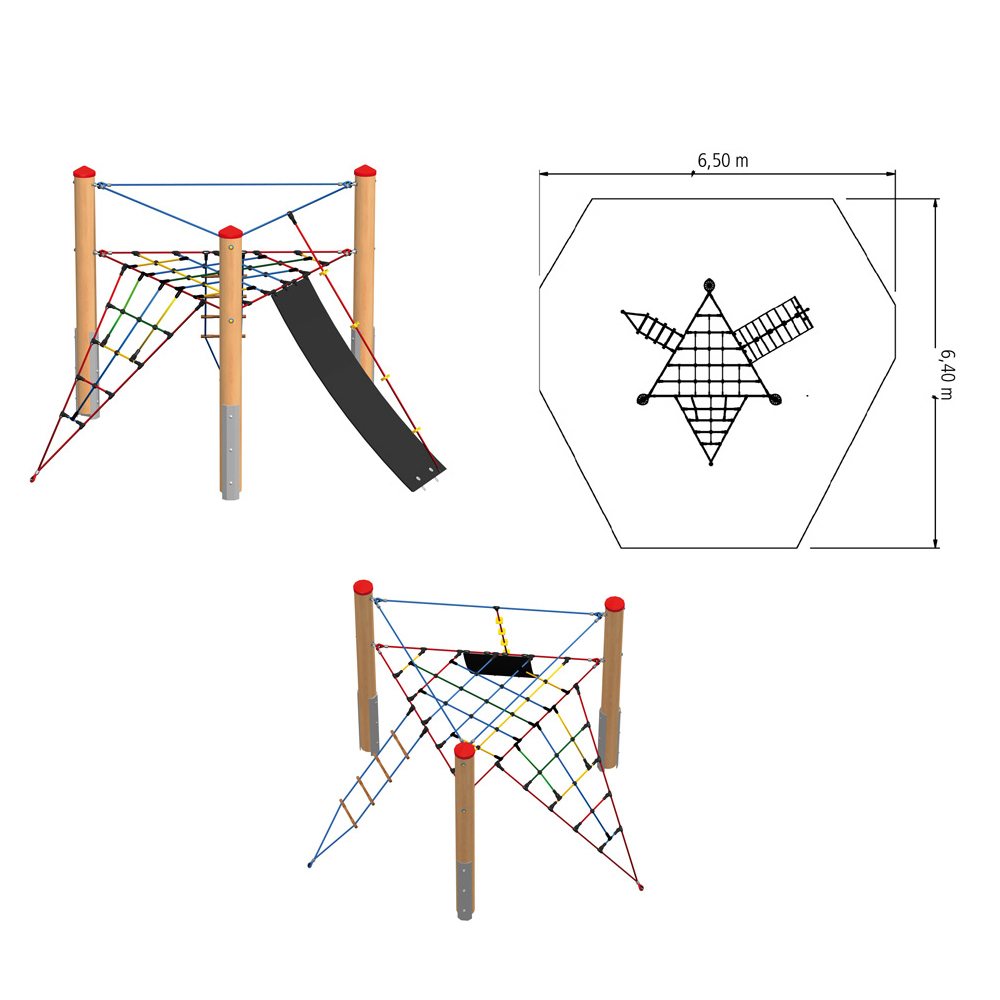 Конструкция для лазания PIRATENBURG