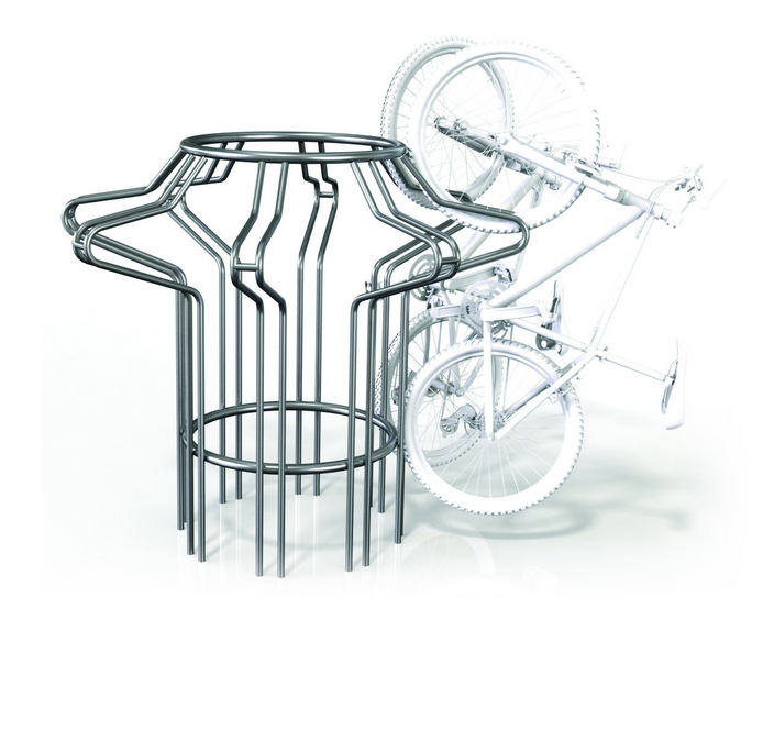 Велопарковка для вертикального хранения Дерево