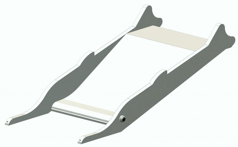 Горка на склон "Дельфин"