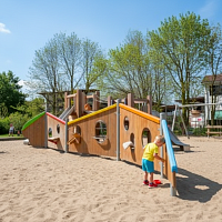 Модульная игровая стена "Гусеница"