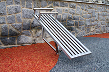 УТЭ-Z-021 Скамья для пресса наклонная из нержавеющей стали