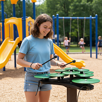 Музыкальный уличный инструмент Тарелки Музыкальный уличный инструмент Тарелки