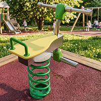 Пружинная качалка Луг