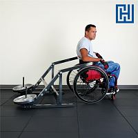 А-150i Жим вниз для инвалидов-колясочников (свободный вес) А-150i Жим вниз для инвалидов-колясочников (свободный вес)