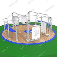 Карусель для колясочников и сопровождающих лиц