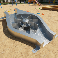 Горизонтальная водяная мельница