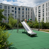 Горка из нерж.стали Ветерок