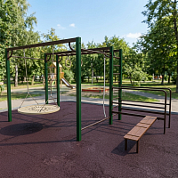 W-1.7.13 Спортивная площадка с качелями Гнездо