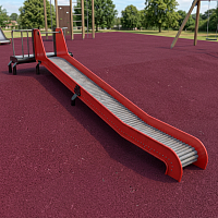 Горка с роликовым скатом