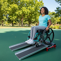 Беговая дорожка для занятий в кресле-коляске