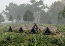Горизонтальный переход - элемент полосы препятствий Разведчик