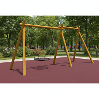 Качели двойные с гнездом