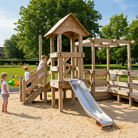 Пандусная игровая площадка Эко-смол