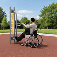 ZV-008 Тяга к себе и жим от себя для колясочников