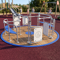 Карусель для колясочников и сопровождающих лиц